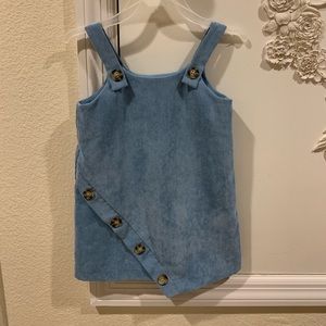GB Toddler girls Blue Corduroy Dress Size 2T